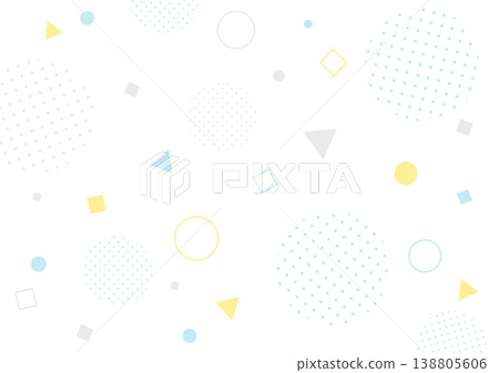 簡單的幾何圖案背景 138805606