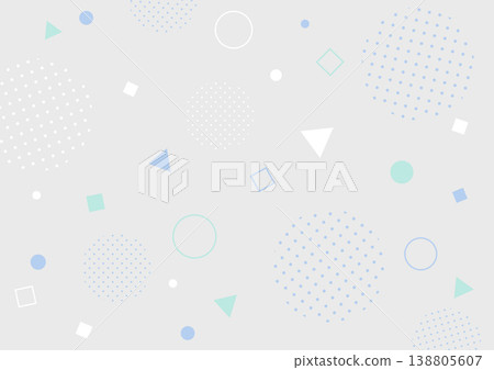 簡單的幾何圖案背景 138805607