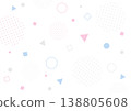 簡單的幾何圖案背景 138805608