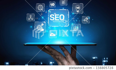 SEO Optimization and Digital Visibility Strategy Muxer 138805728