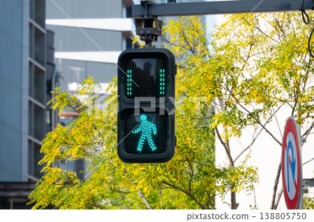 Countdown pedestrian traffic light Countdown pedestrian traffic light 138805750