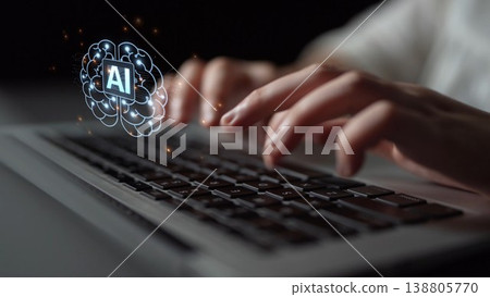 AI Brain Processing Data with Generative Artificial Intelligence Concept Muxer AI Brain Processing Data with Generative Artificial Intelligence Concept Muxer 138805770