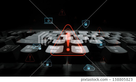 Cybersecurity threat alert and data breach warning Marrow Cybersecurity threat alert and data breach warning Marrow 138805823