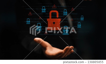 Cybersecurity Breach Highlighting Data Vulnerability Marrow 138805855