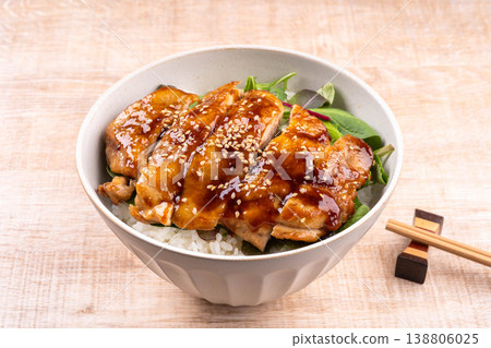 Chicken's Teriyaki rice bowl Chicken's Teriyaki rice bowl 138806025