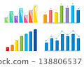 Bar Chart Graph Diagram Statistic Business Annual report colorful Infographic, illustration vector. 138806537