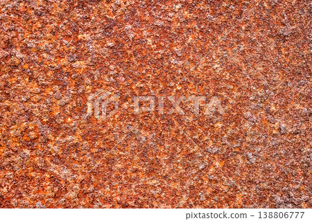 Old rusty brown rust orange metal pattern steel texture corrosion background iron Old rusty brown rust orange metal pattern steel texture corrosion background iron 138806777