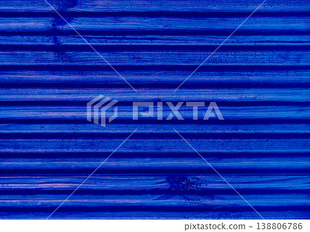 Blue paint pattern striped lines wooden natural board surface wood texture background plank Blue paint pattern striped lines wooden natural board surface wood texture background plank 138806786