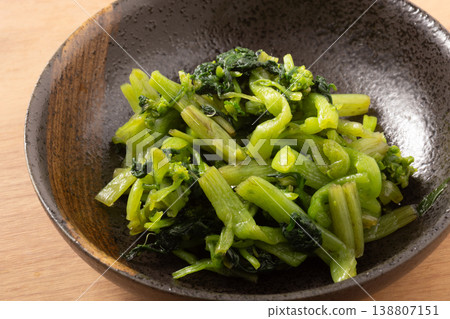 芥末花沙拉(汆燙) 芥末花沙拉(汆燙) 138807151