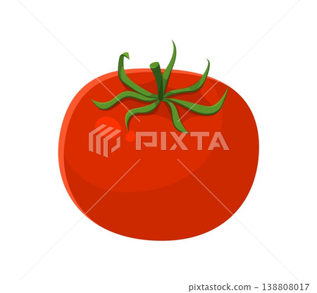 Thanksgiving holiday tomato harvest cartoon fall season object. Autumn tomato harvest, fall season isolated vector food. Happy Thanksgiving holiday object with ripe red tomato farm vegetable Thanksgiving holiday tomato harvest cartoon fall season object. Autumn tomato harvest, fall season isolated vector food. Happy Thanksgiving holiday object with ripe red tomato farm vegetable 138808017