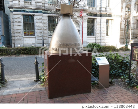A monument commemorating Renjo Shimooka, the pioneer of Japanese photography, located in Bashamichi, Naka Ward, Yokohama City. A monument commemorating Renjo Shimooka, the pioneer of Japanese photography, located in Bashamichi, Naka Ward, Yokohama City. 138808448