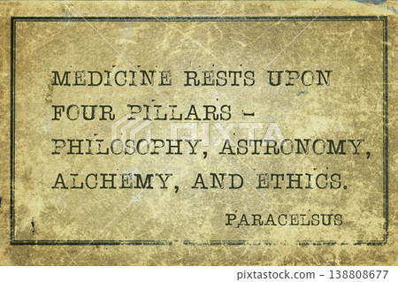 medicine pillars Paracelsus 138808677