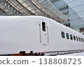 A Kyushu Shinkansen train displayed in front of Hakata Station. Photographed on April 12, 2026. 138808725