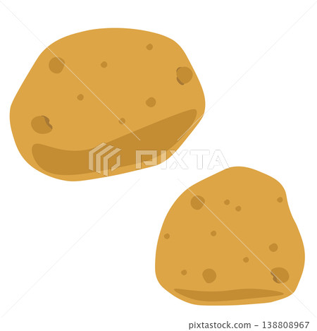 Simple potato illustration 138808967