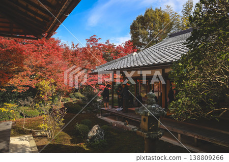 Nov 24 2025 Autumn Landscape Surrounding Historic Japanese Architecture, Genko an Temple 138809266