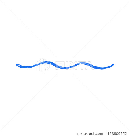 Simple Wavy Line Hand Drawn Doodle Vector Illustration For Minimalist Design Element Simple Wavy Line Hand Drawn Doodle Vector Illustration For Minimalist Design Element 138809552