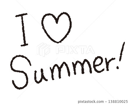 我喜歡夏天(手寫體) 我喜歡夏天(手寫體) 138810025