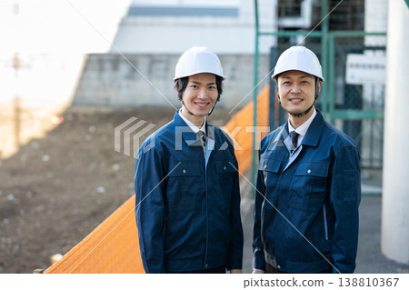 Construction management at a new construction site Construction management at a new construction site 138810367