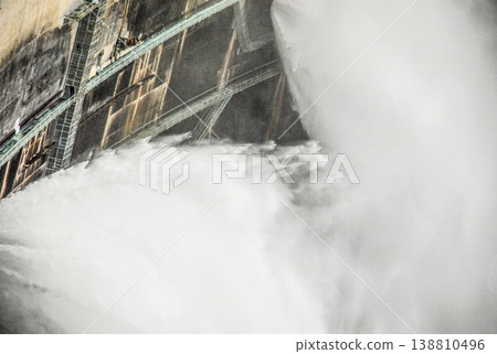 Kurobe Dam Tourism Water Dispersion Kurobe Dam Tourism Water Dispersion 138810496