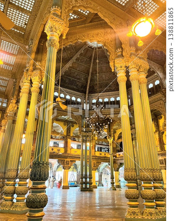 The beautiful hall of Mysore Palace The beautiful hall of Mysore Palace 138811865