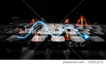 Economic Caution and Risk Alert in Volatile Market with Financial Warning Muxer Economic Caution and Risk Alert in Volatile Market with Financial Warning Muxer 138812231