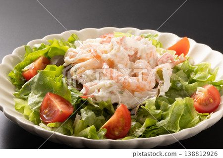 Shrimp mayonnaise salad Shrimp mayonnaise salad 138812926