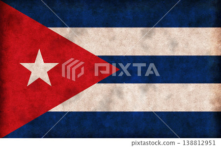 古巴國旗圖案（有污漬/破損） 138812951