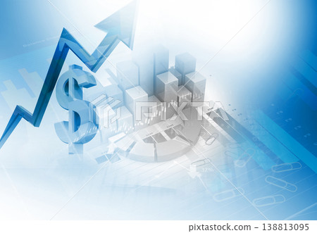 Dollar currency growth graph chart 138813095