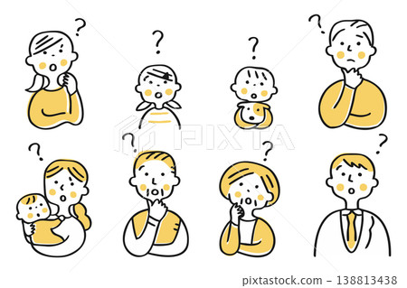 一組來自不同年齡、不同背景的男女的反應：Hatena ② 黃色 138813438