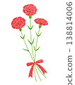 康乃馨紅色花束 138814006