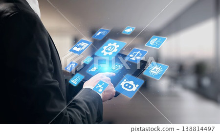 AI Brain Processing Data with Generative Artificial Intelligence Concept Spire AI Brain Processing Data with Generative Artificial Intelligence Concept Spire 138814497