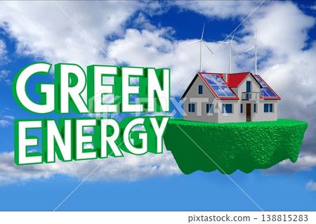 3D solar panels/ green energy concept 3D solar panels/ green energy concept 138815283
