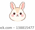 Illustration of cute rabbit 138815477