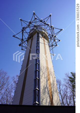 栗澤町百年紀念塔的春天 栗澤町百年紀念塔的春天 138815529