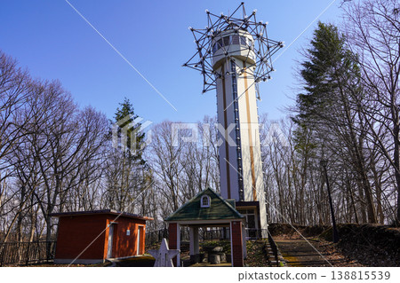 Spring at the Centennial Memorial Tower of Kurisawa Town 138815539