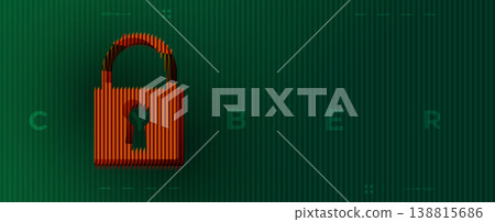 Cyber technology protecting data for business and internet project. Cyber technology protecting data for business and internet project. 138815686