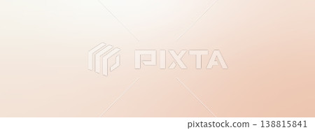 Autumn background gradation with beige peach cream and pink tone. Gradient. Gold rose simple banner template with delicate soft colors. Smooth light beige vector plain rose backdrop 138815841