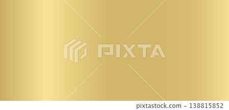 Luxurious gold gradient background with smooth metallic surface, perfect for elegant design projects and premium branding materials with golden foil texture. Vector blend colors light brown yellow bg 138815852