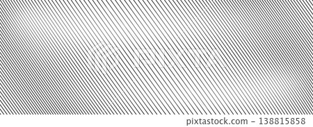Thin slash irregular line with gradient grain and halftone texture. Diagonal vector background with gradation for modern graphic overlay. Abstract slash grain with irregular blur for backdrop 138815858