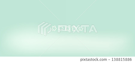 Mint gradient in green pastel tones with soft abstract blur and small flower icons. Fresh spring gradation on nature summer background for invitation. Calm vector backdrop with degrade glow and light Mint gradient in green pastel tones with soft abstract blur and small flower icons. Fresh spring gradation on nature summer background for invitation. Calm vector backdrop with degrade glow and light 138815886
