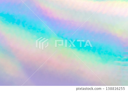 Holographic rainbow foil iridescent texture abstract hologram background Holographic rainbow foil iridescent texture abstract hologram background 138816255
