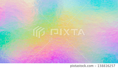 Holographic rainbow foil iridescent texture abstract hologram background 138816257