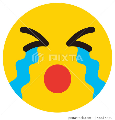 哭泣的表情圖標 哭泣的表情圖標 138816870