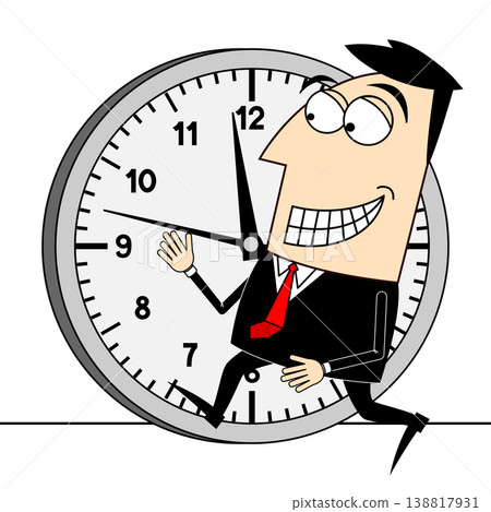 Businessman time concept Businessman time concept 138817931