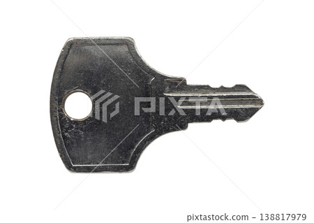 House key isolated on white background House key isolated on white background 138817979