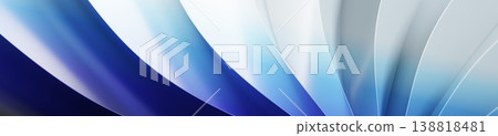 Abstract blue background with stripes - 3D illustration Abstract blue background with stripes - 3D illustration 138818481