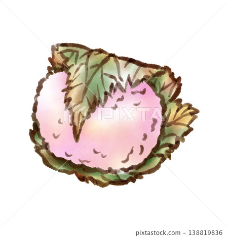 簡易櫻花麻糬（鋼筆水彩風格） 138819836