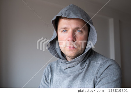 a distressed middle aged man feeling overwhelmed and stuck in a difficult situation a distressed middle aged man feeling overwhelmed and stuck in a difficult situation 138819891