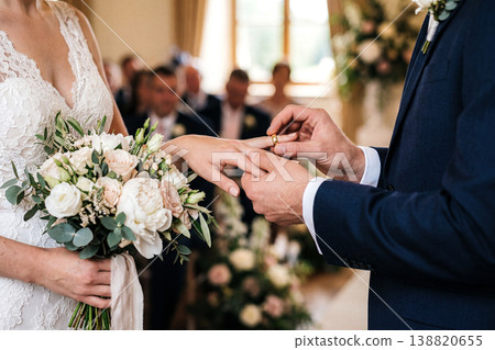 交換結婚戒指 138820655