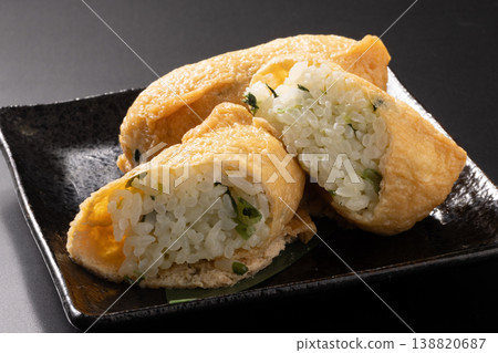 稻荷壽司（佐醃芥菜和芥末） 138820687